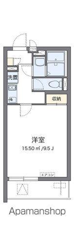 クレイノEXIV Ⅱ(1K/1階)の間取り写真