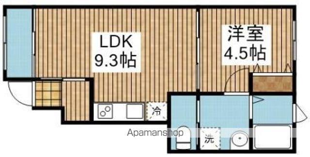 リバリースト(1LDK/1階)の間取り写真