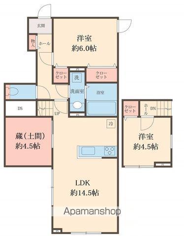 NEO K(2LDK/1階)の間取り写真