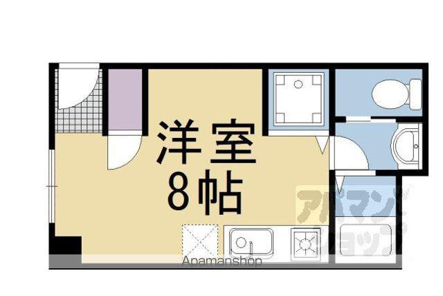 NMW祇園八坂19(1K/3階)の間取り写真
