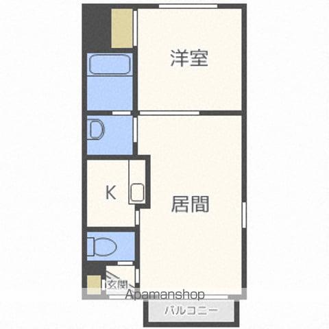 センチュリーH・S(1LDK/3階)の間取り写真
