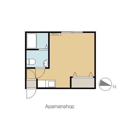 Sカーサ城西(ワンルーム/2階)の間取り写真