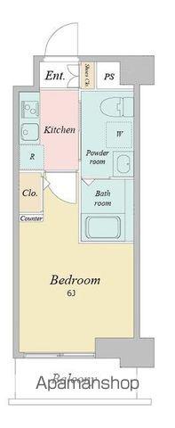 RJRリクロス高砂(1K/3階)の間取り写真