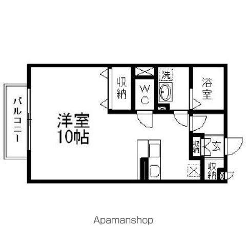 エテルナーレ(1K/2階)の間取り写真