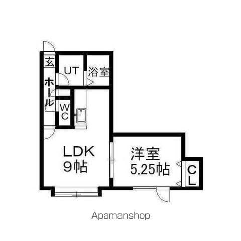 LIBRA(1LDK/2階)の間取り写真