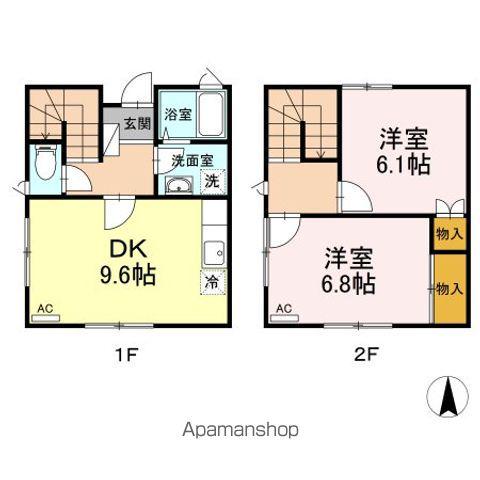 メゾン313(2DK/1階)の間取り写真