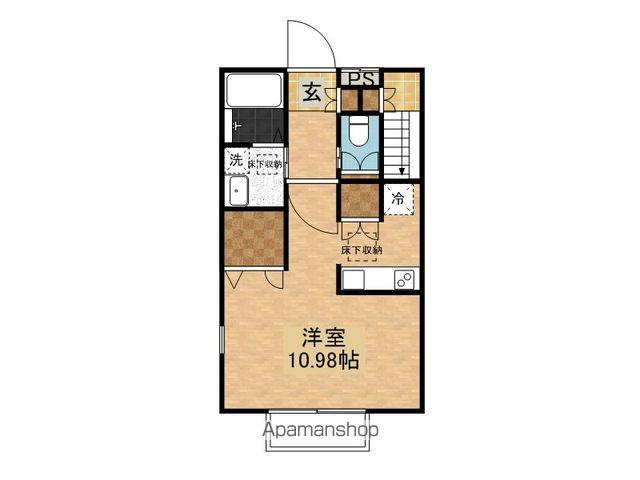 クラスカ(ワンルーム/1階)の間取り写真