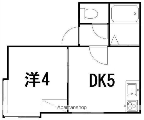 ビブレ南平岸Ⅰ(1DK/3階)の間取り写真