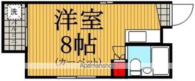 はるCORP(ワンルーム/2階)の間取り写真