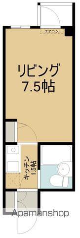 ダイアパレス函館南部坂(1K/3階)の間取り写真