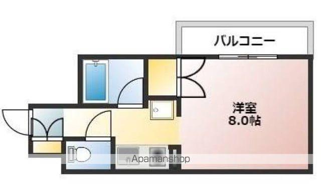 SNOW HOUSEⅡ(ワンルーム/3階)の間取り写真