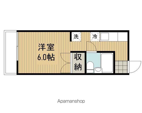 VILLA U(1K/1階)の間取り写真