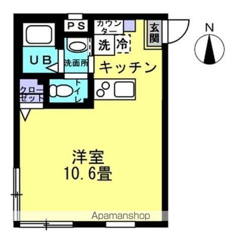 ST.セシリア(ワンルーム/1階)の間取り写真