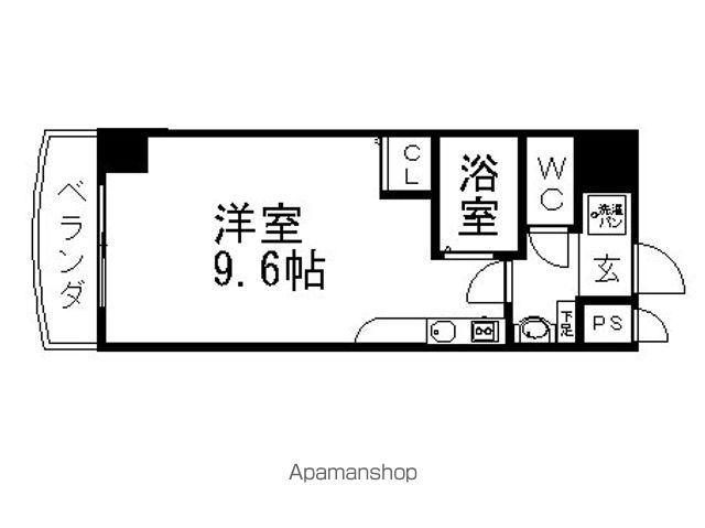サン・アペックス名駅(ワンルーム/10階)の間取り写真