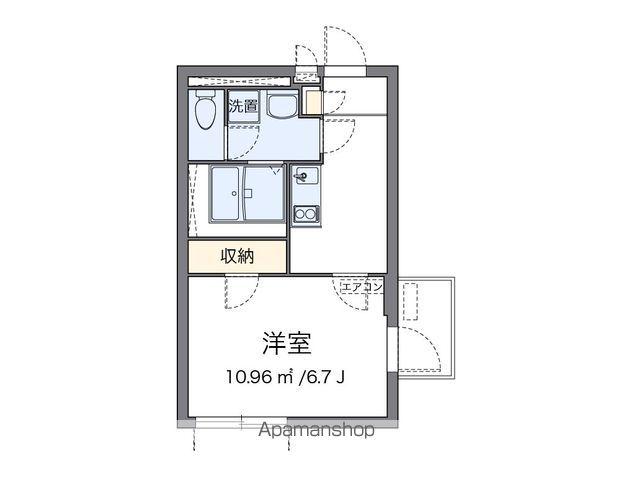 クレイノソラーナ イクラ(1K/3階)の間取り写真