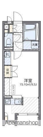 レオネクストリベーラ(ワンルーム/1階)の間取り写真