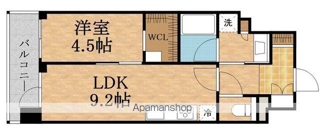 THE・PARKHABIO都島FRONT(1LDK/5階)の間取り写真