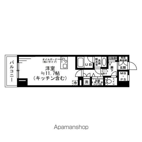 レジディア目白 4階階 間取り