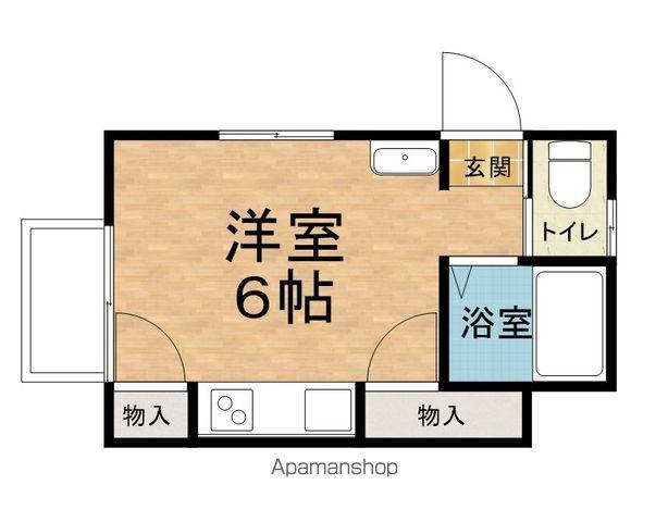 望月アパート(ワンルーム/1階)の間取り写真