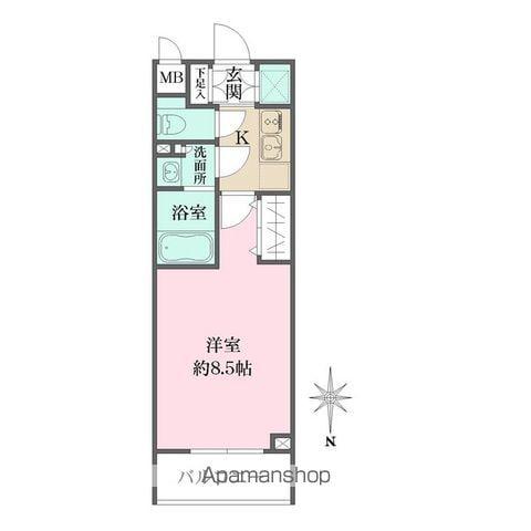 ソフィア哲学堂(1K/3階)の間取り写真