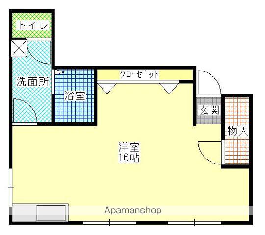 パレス116ビル(ワンルーム/2階)の間取り写真