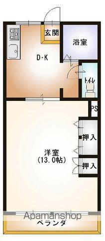 グランフォール(1K/1階)の間取り写真