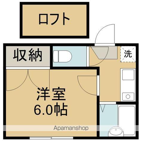 パレス東仙台3(1K/1階)の間取り写真