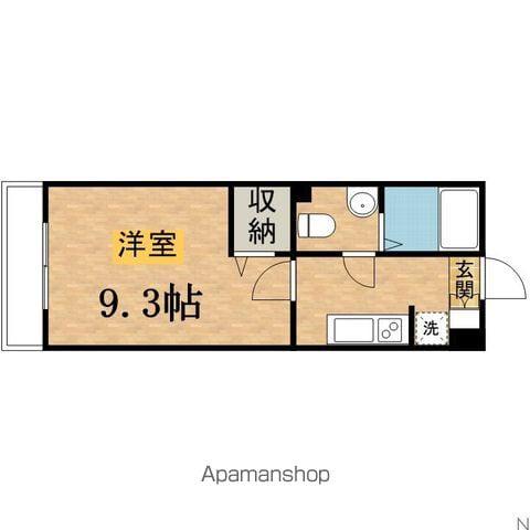 ハイムグレイス(1K/1階)の間取り写真