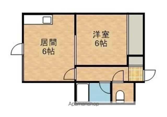 パレス前田(1DK/3階)の間取り写真