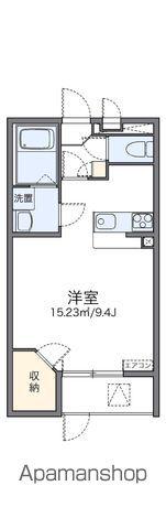 レオネクストル コフレ(1K/1階)の間取り写真