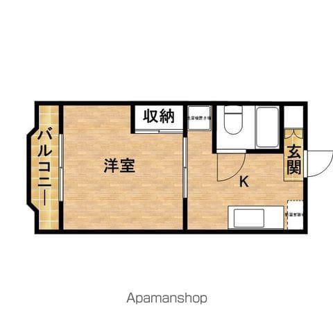 アプローズSHIMAZU(1DK/2階)の間取り写真