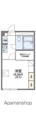 レオパレス木野(1K/2階)の間取り写真