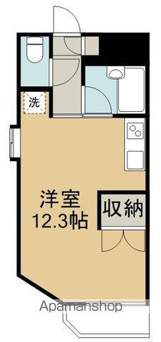 遠見塚アベニュー(ワンルーム/2階)の間取り写真