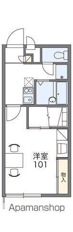 レオパレス グランシャリオ(1K/1階)の間取り写真