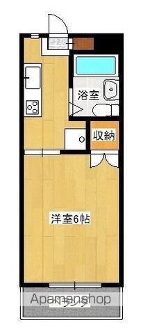 シティハイツ姫城 A・B(1K/2階)の間取り写真
