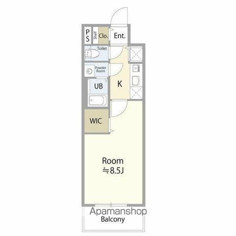 エスリード大曽根プレシャス(1K/15階)の間取り写真