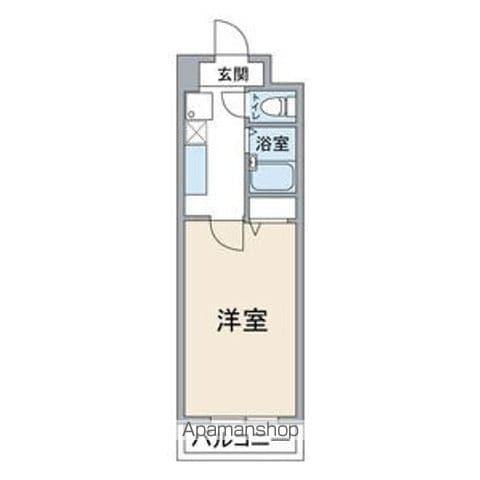 グランメール一社(1K/3階)の間取り写真