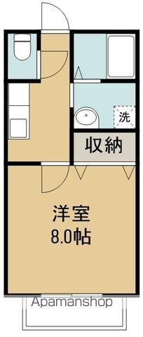 カーサコトーネ仙台(1K/2階)の間取り写真