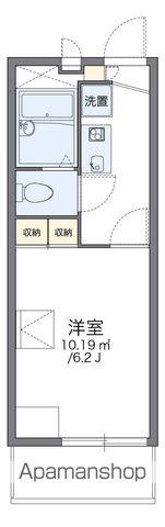 レオパレスメルツェ4(1K/3階)の間取り写真