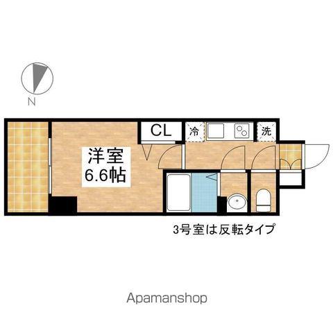 プレサンス大須観音ビザリア(1K/9階)の間取り写真