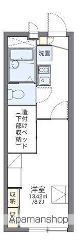 レオパレスソレイユ(1K/1階)の間取り写真