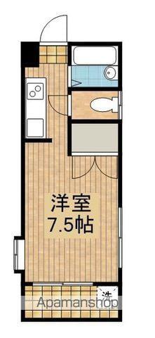 オクトワール宮崎西弐番館(ワンルーム/3階)の間取り写真