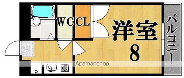 レオパレス関屋(1K/2階)の間取り写真