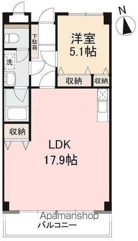 エステート太田(1LDK/1階)の間取り写真