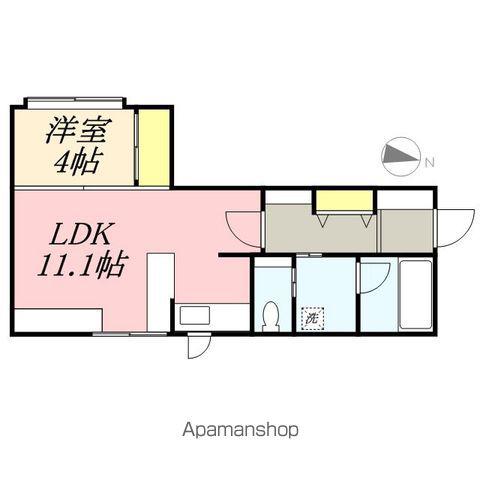 札幌市軌道線 東本願寺前駅 徒歩7分 4階建 築11年(1LDK/2階)の間取り写真
