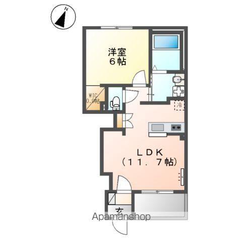 西金野井アパート工事(1LDK/1階)の間取り写真