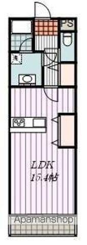 ライフ市坪(1K/5階)の間取り写真