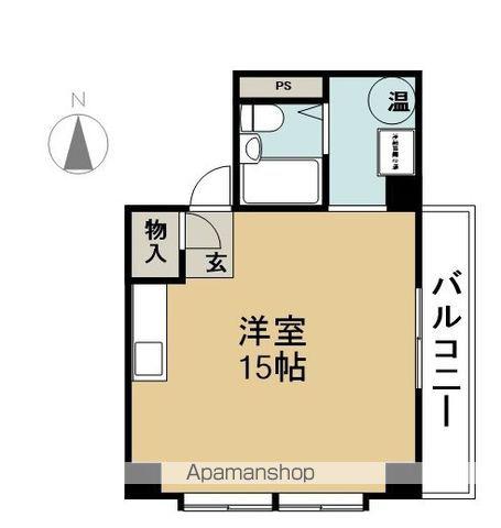 コーポ懐石舎(ワンルーム/3階)の間取り写真