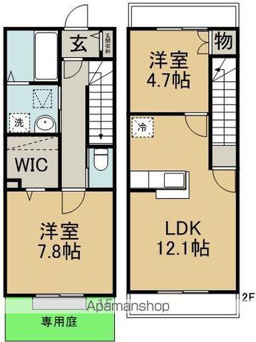 エピナールウエスト(2LDK)の間取り写真