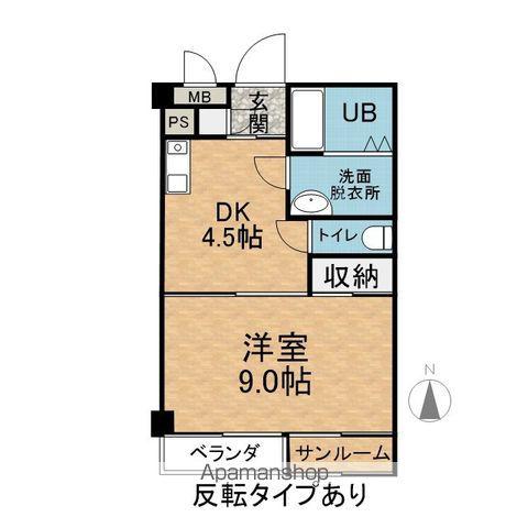 ハイツVOLDO A NEXT(1DK/2階)の間取り写真